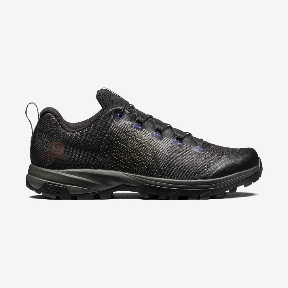 Men\'s Salomon OUTPRO MATRYX FOR THE BROKEN ARM Sneakers Olive/Black/Purple | SA72819-931