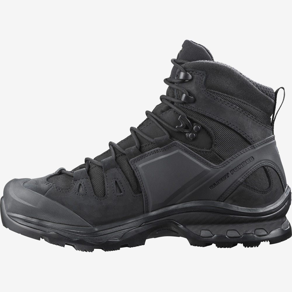 Men's Salomon QUEST 4D GORE-TEX FORCES 2 EN Tactical Boots Black | SA45968-612