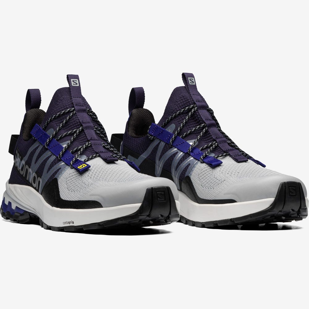 Men's Salomon XA COVER Sneakers Black/White | SA25149-679