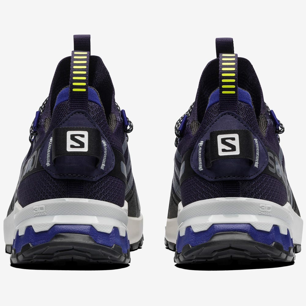 Men's Salomon XA COVER Sneakers Black/White | SA25149-679