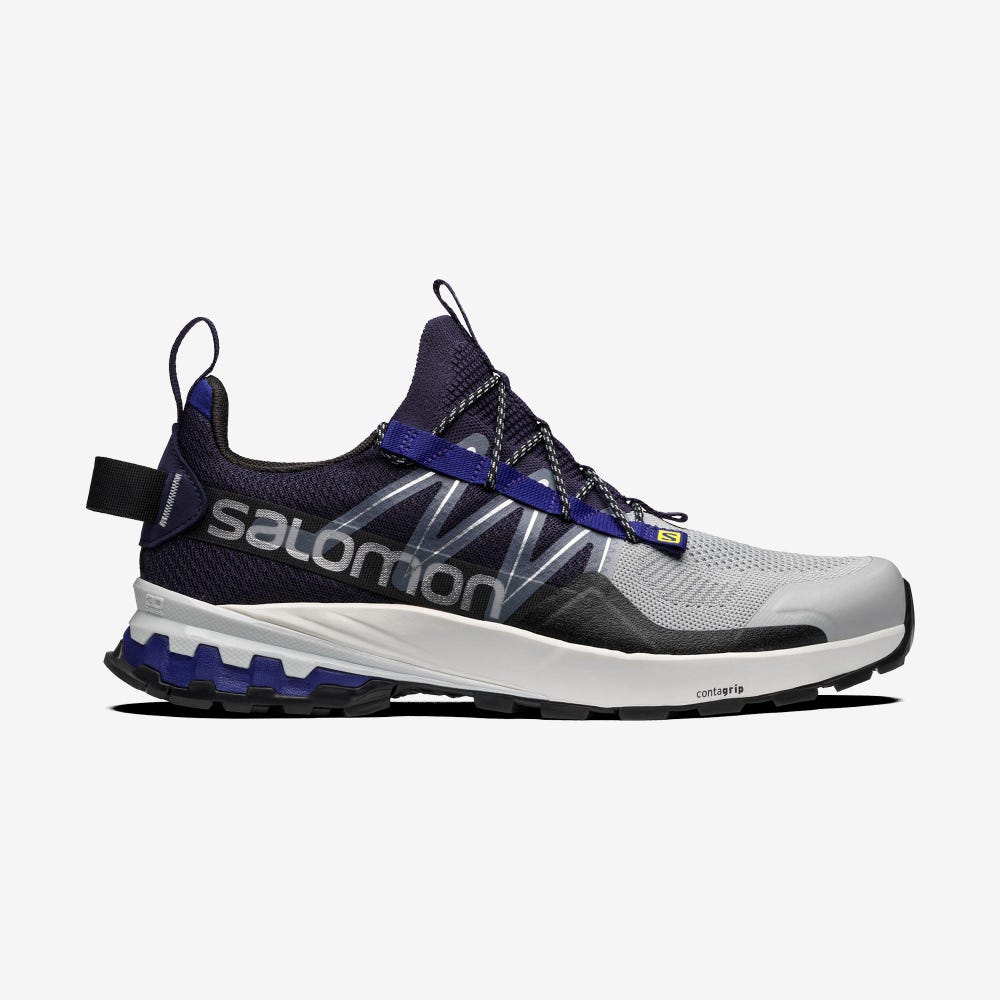 Men\'s Salomon XA COVER Sneakers Black/White | SA25149-679