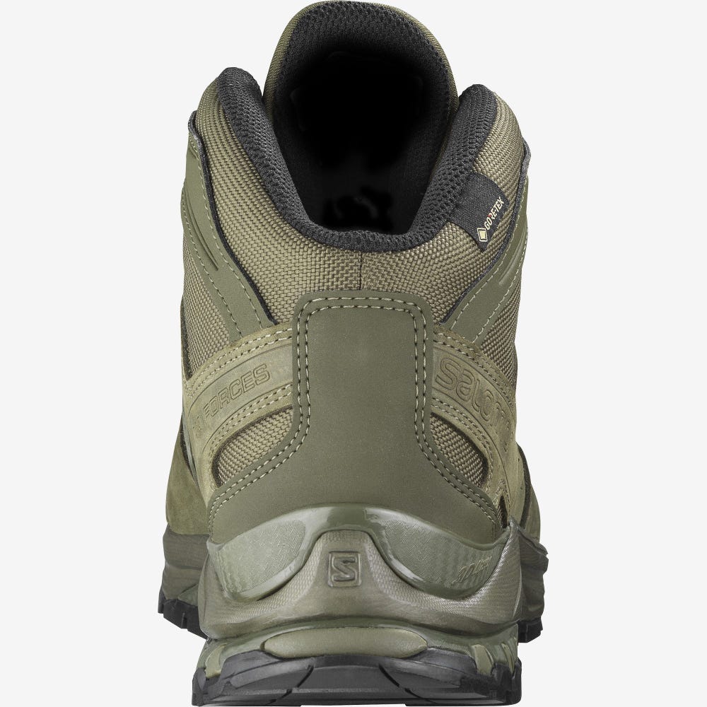 Men's Salomon XA FORCES MID GORE-TEX EN Tactical Boots Green | SA41732-569