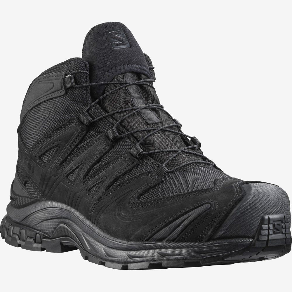 Men's Salomon XA FORCES MID GORE-TEX EN Tactical Boots Black | SA83091-108