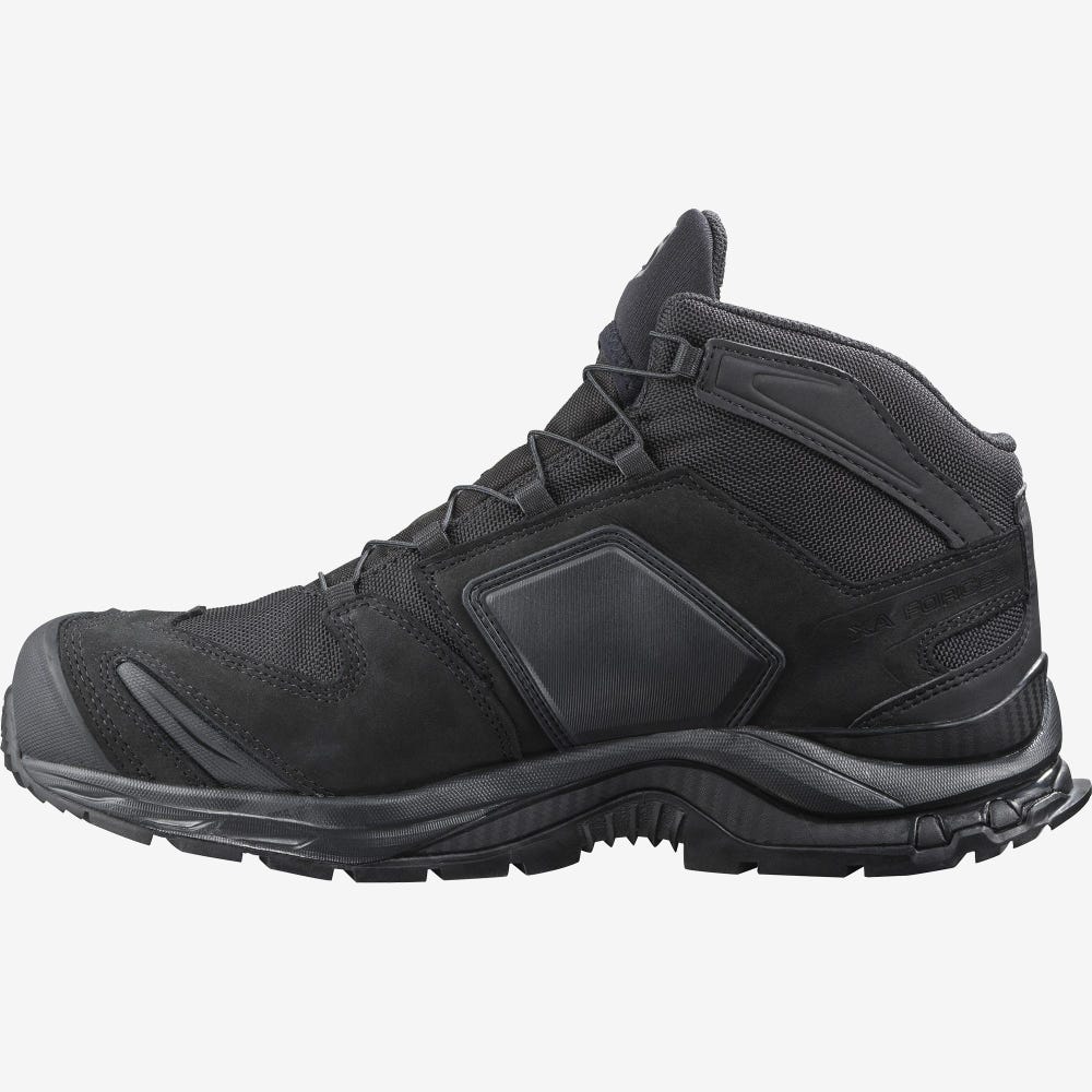 Men's Salomon XA FORCES MID GORE-TEX EN Tactical Boots Black | SA83091-108