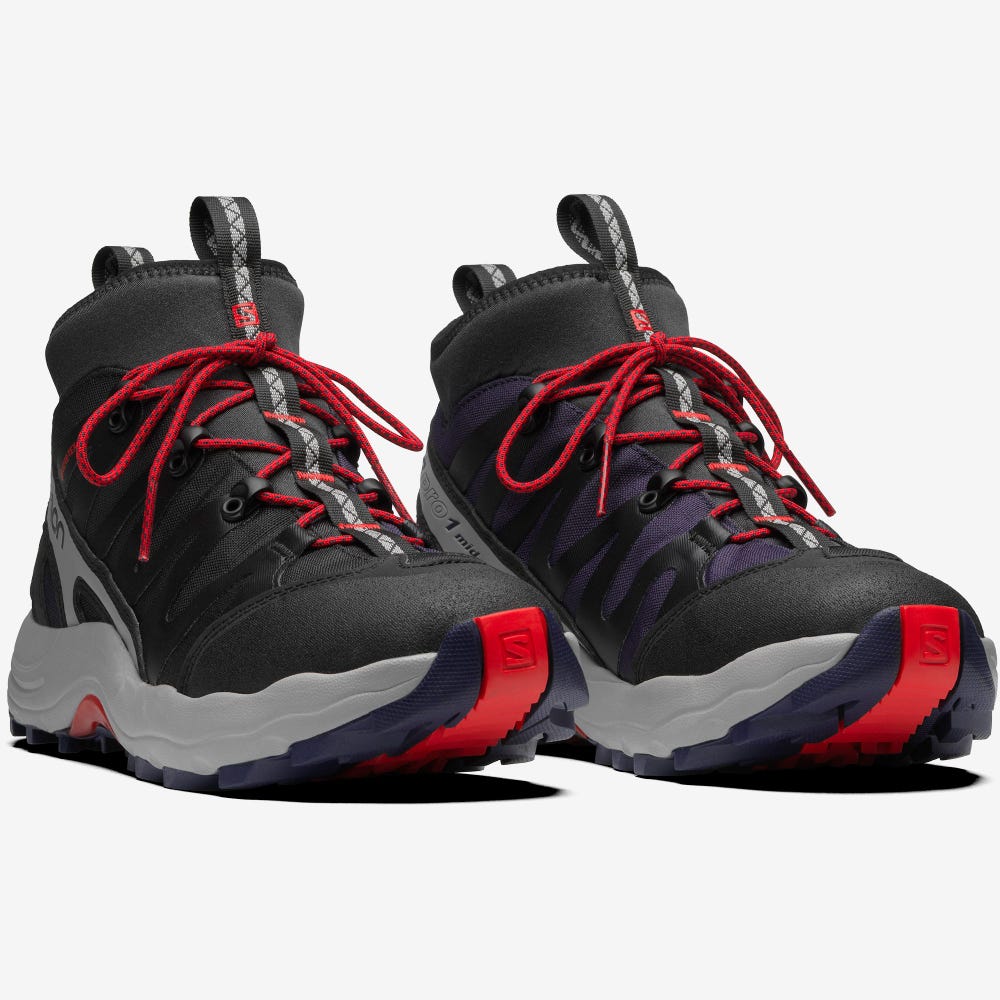 Men's Salomon XA PRO 1 MID GORE-TEX Sneakers Black | SA08571-089