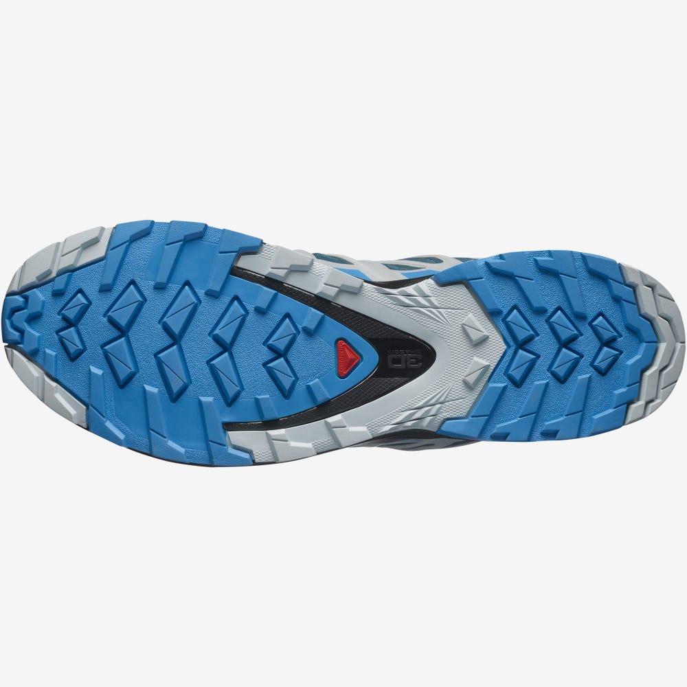 Men's Salomon XA PRO 3D v8 GORE-TEX Hiking Shoes Blue | SA42397-257