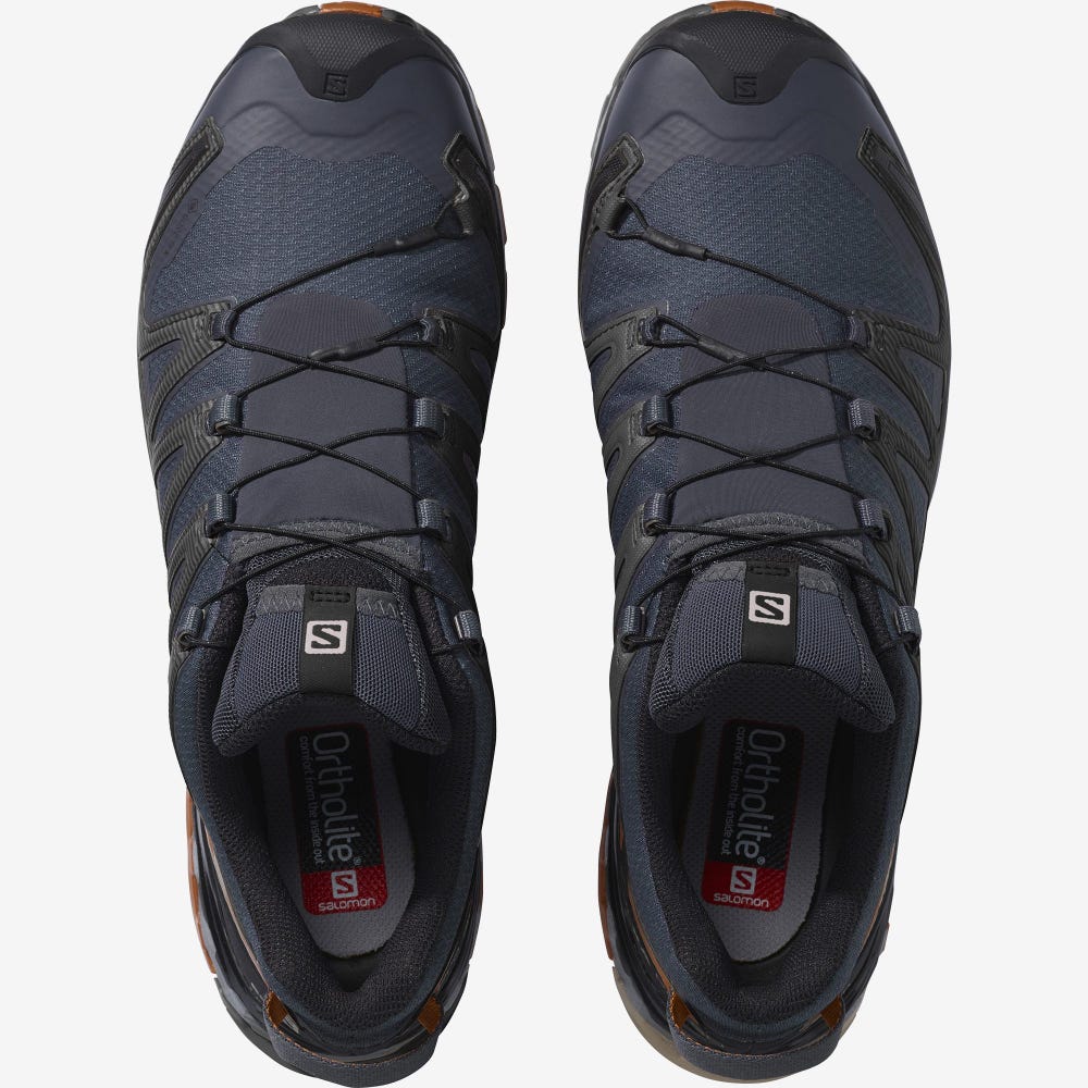 Men's Salomon XA PRO 3D v8 GORE-TEX Hiking Shoes Grey/Black | SA63479-167