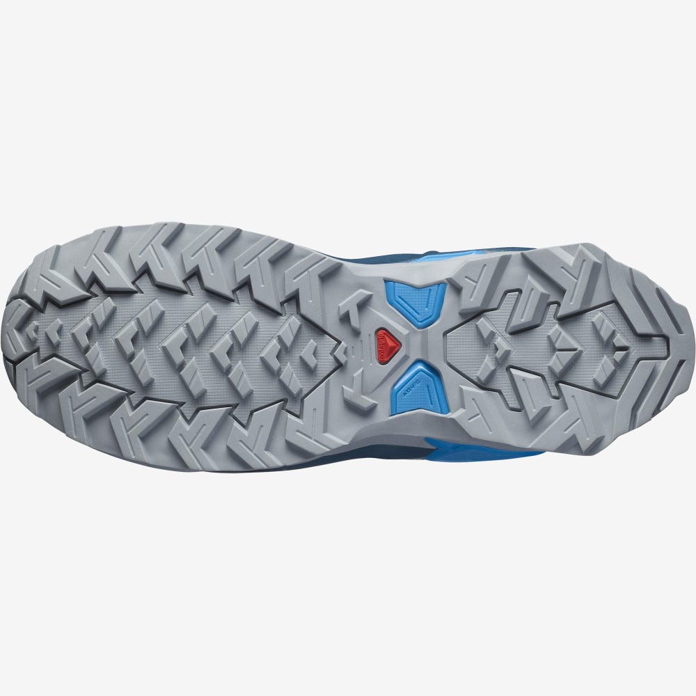 Men's Salomon X RAISE 2 MID GORE-TEX Hiking Boots Grey/Black | SA25916-379