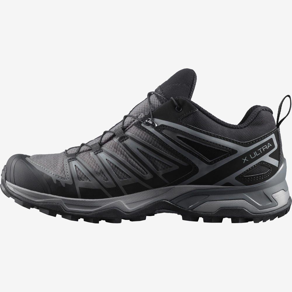 Men's Salomon X ULTRA 3 GORE-TEX Hiking Shoes Black | SA26139-903