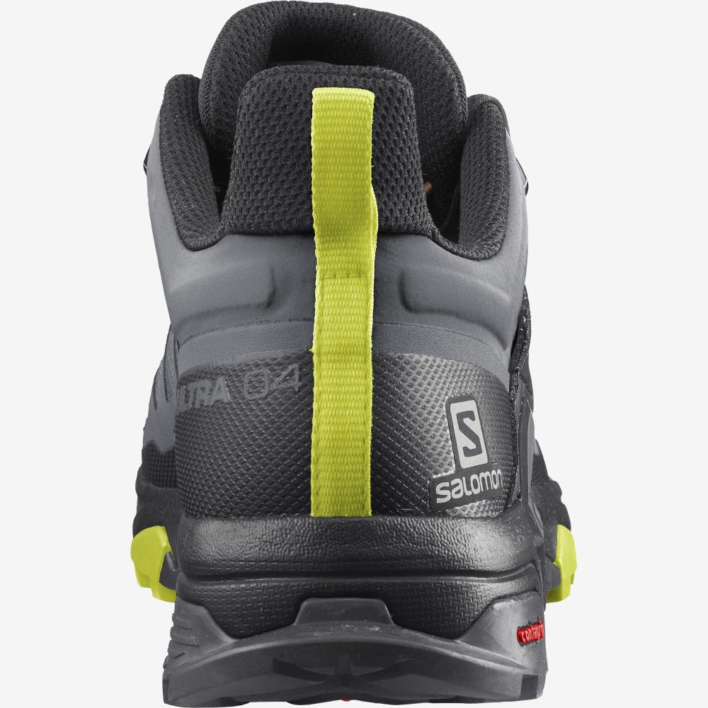 Men's Salomon X ULTRA 4 GORE-TEX Hiking Shoes Grey/Black | SA94038-508