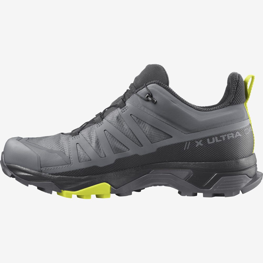 Men's Salomon X ULTRA 4 GORE-TEX Hiking Shoes Grey/Black | SA94038-508