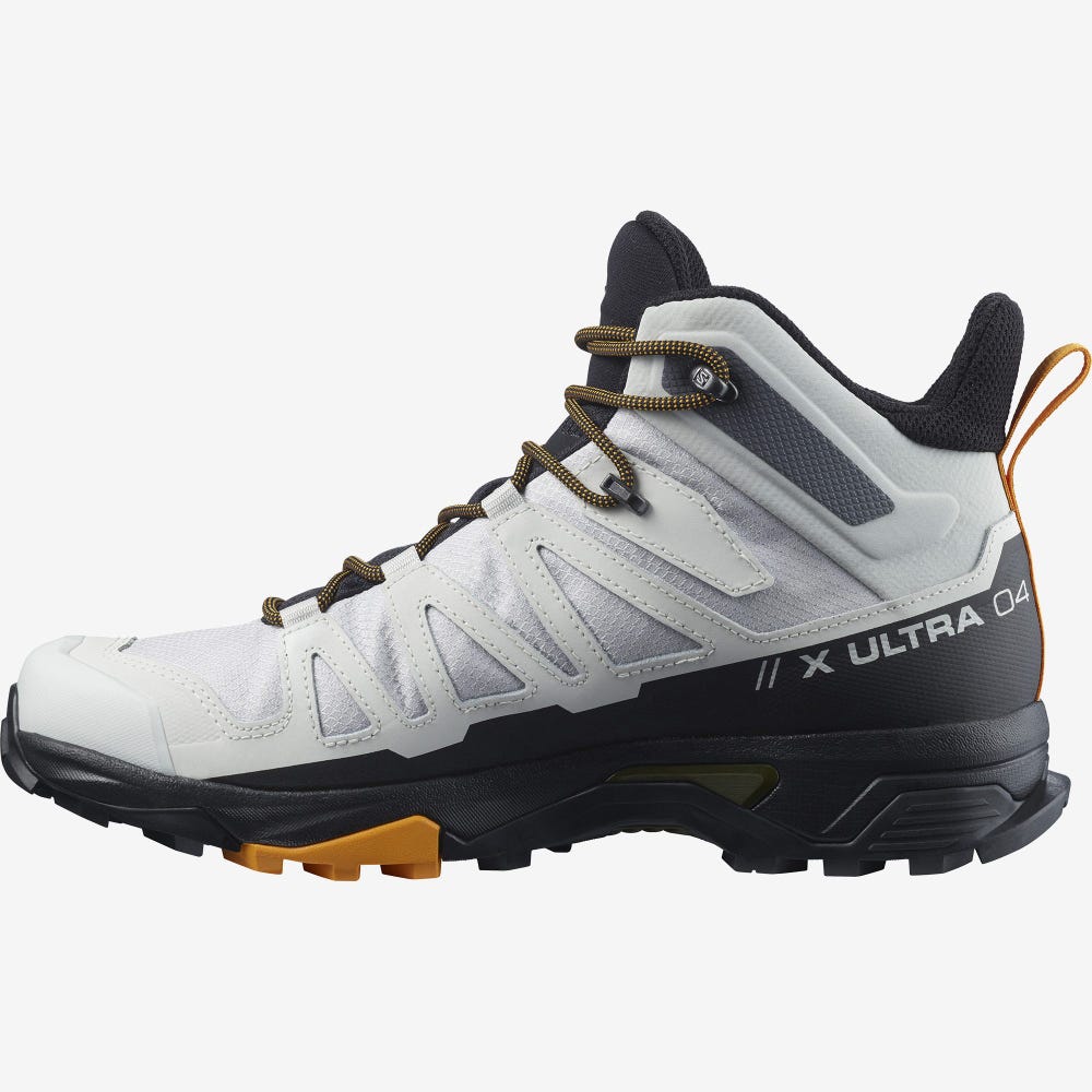 Men's Salomon X ULTRA 4 MID GORE-TEX Hiking Boots Beige/Black | SA51423-450