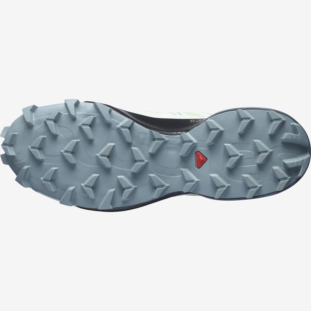 Women's Salomon SPEEDCROSS 5 GORE-TEX Trail Running Shoes Green/Peacock Green | SA10354-480