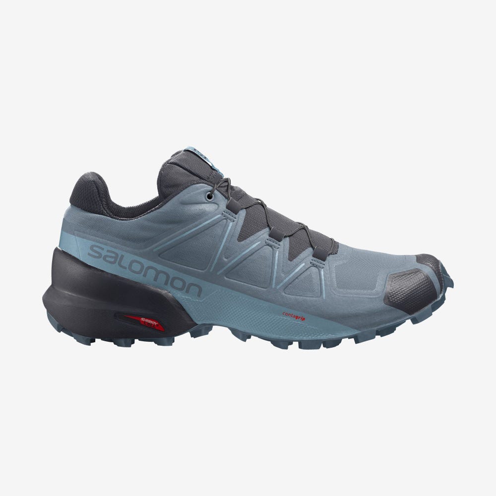 Women's Salomon SPEEDCROSS 5 Trail Running Shoes Blue | SA09368-438