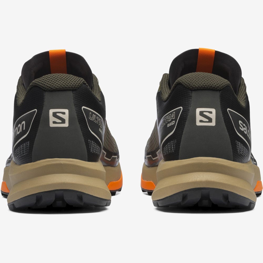 Women's Salomon ULTRA RAID Sneakers Olive/Deep Green | SA18037-150