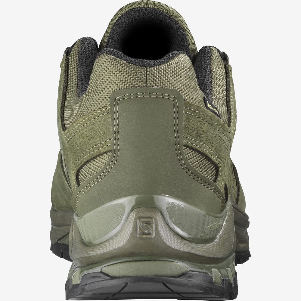 Women's Salomon XA FORCES GORE-TEX Tactical Boots Green | SA34809-732
