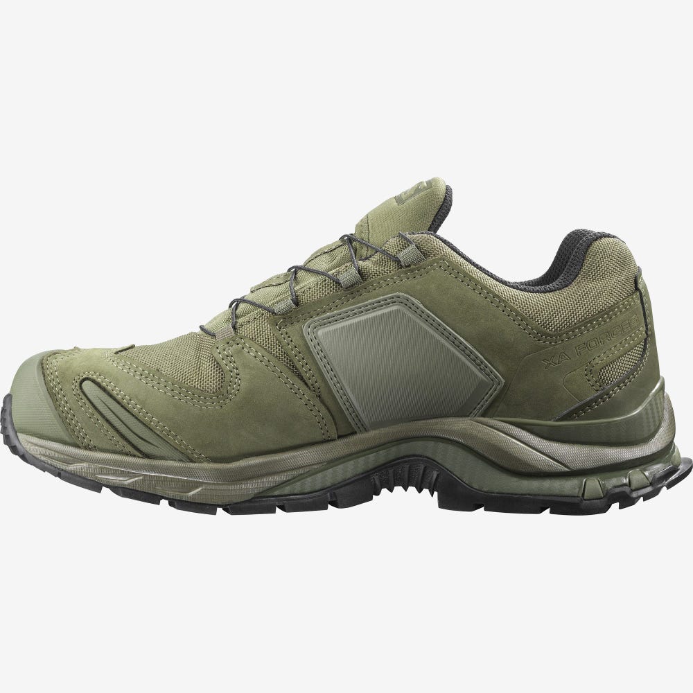 Women's Salomon XA FORCES GORE-TEX Tactical Boots Green | SA34809-732