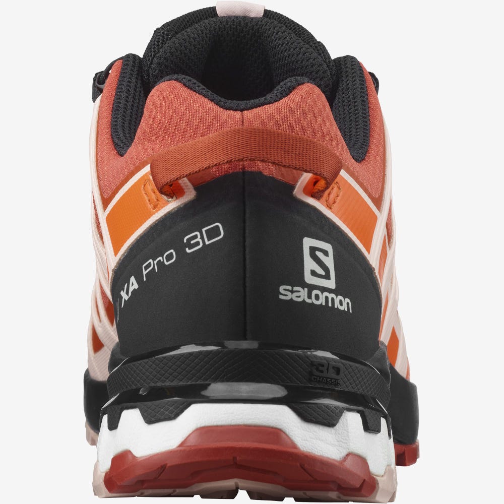 Women's Salomon XA PRO 3D v8 GORE-TEX Hiking Shoes Orange/Red Orange | SA81056-531