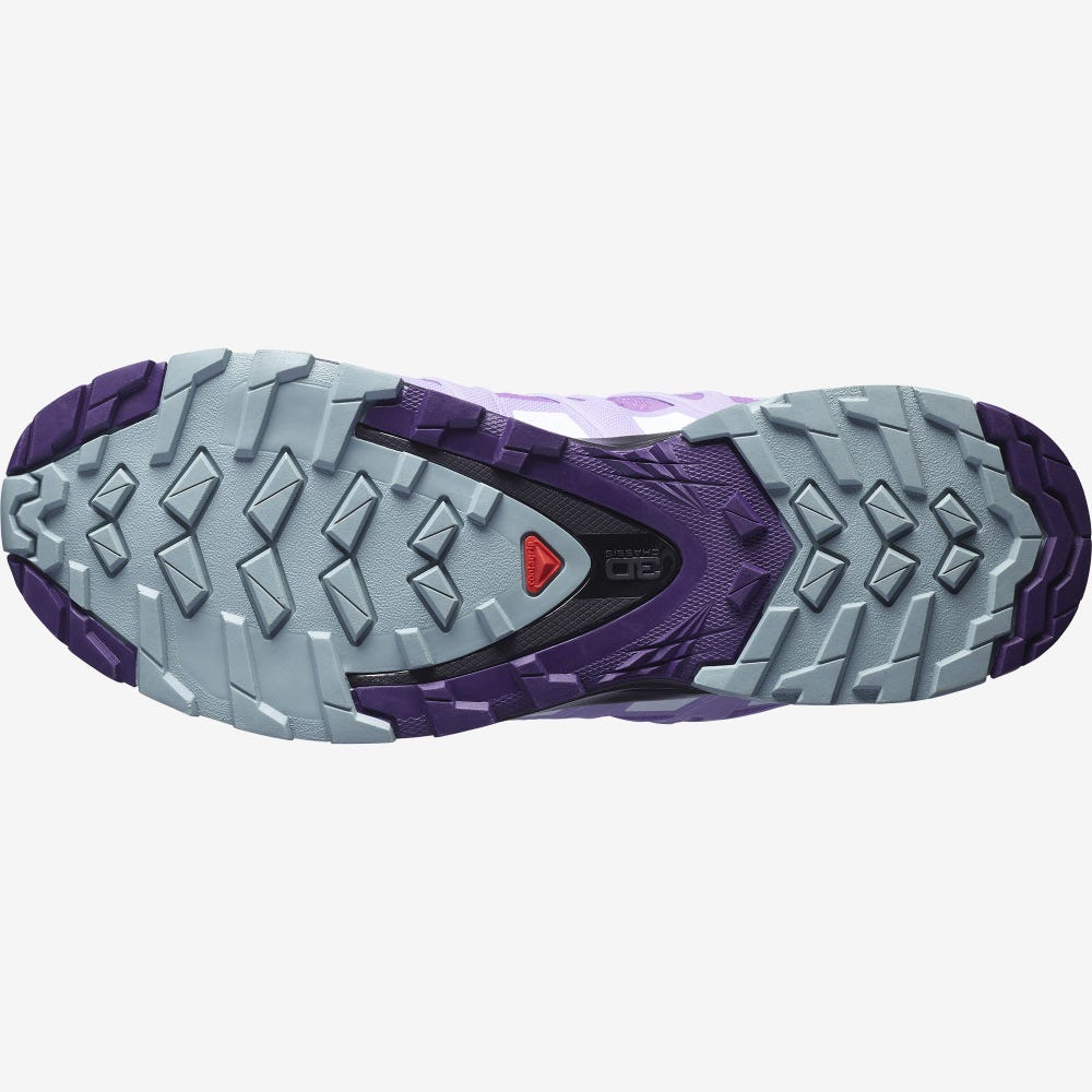 Women's Salomon XA PRO 3D v8 GORE-TEX Trail Running Shoes Royal Purple/Lavender | SA76385-092