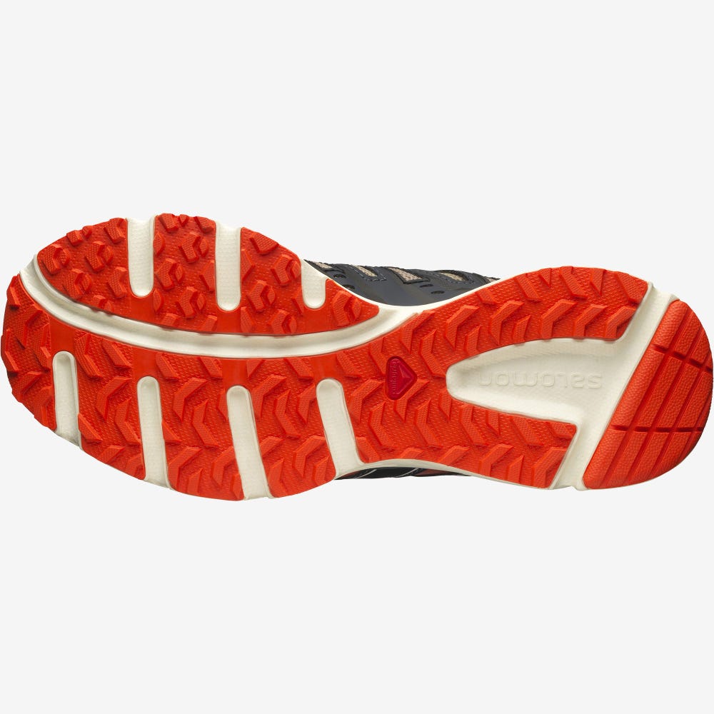 Women's Salomon X-MISSION 3 Sneakers Light Brown/Red Orange | SA19502-798
