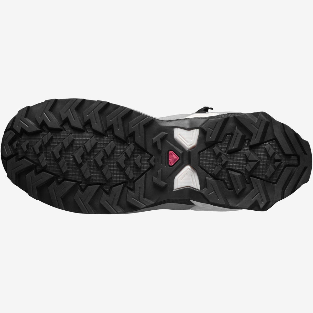 Women's Salomon X RAISE 2 MID GORE-TEX Hiking Boots Black | SA27389-153