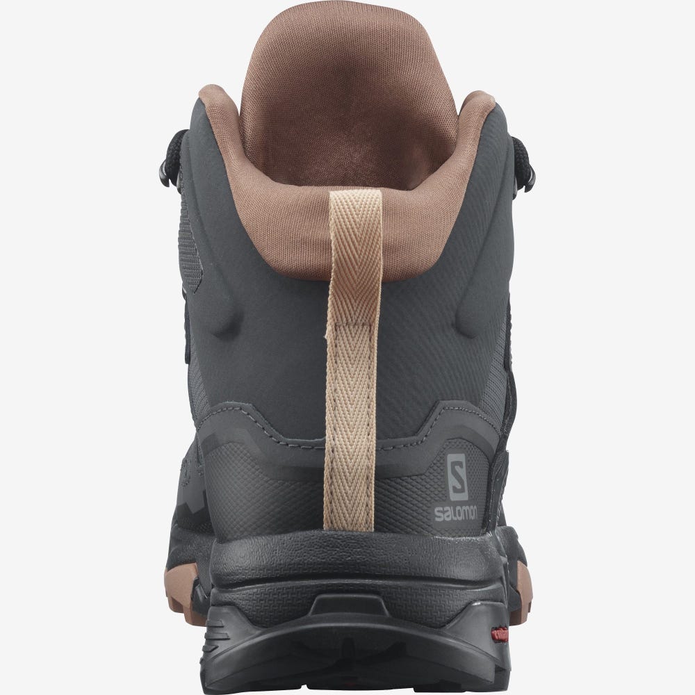 Women's Salomon X ULTRA 4 MID GORE-TEX Hiking Boots Grey/Beige/Cream | SA03897-841