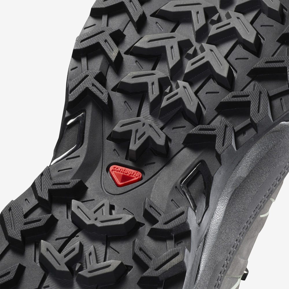 Women's Salomon X ULTRA TREK GORE-TEX Hiking Boots Black/Grey | SA76801-891