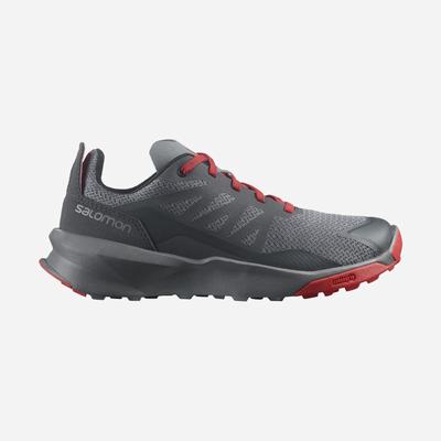 Kids' Salomon PATROL Hiking Boots Grey/Red | SA60548-250