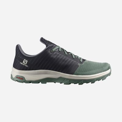 Men's Salomon OUTBOUND PRISM Hiking Shoes Black/Grey | SA50329-761