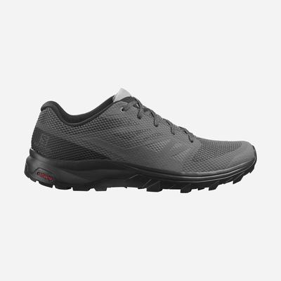 Men's Salomon OUTLINE Hiking Shoes Grey/Black | SA20946-612