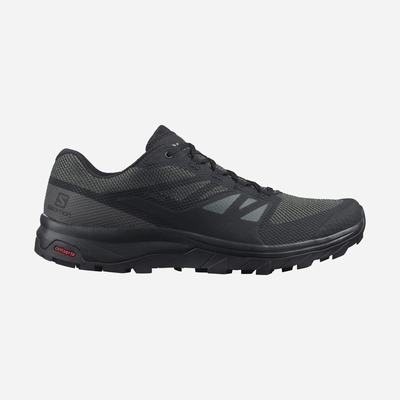 Men's Salomon OUTLINE WIDE GORE-TEX Hiking Shoes Black | SA82064-369