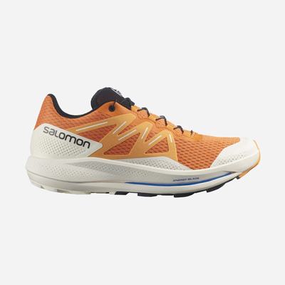 Men's Salomon PULSAR TRAIL Trail Running Shoes Orange/Light Yellow/Black | SA12094-504