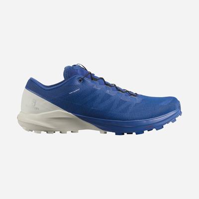 Men's Salomon SENSE PRO 4 Trail Running Shoes White/Apricot | SA98762-893