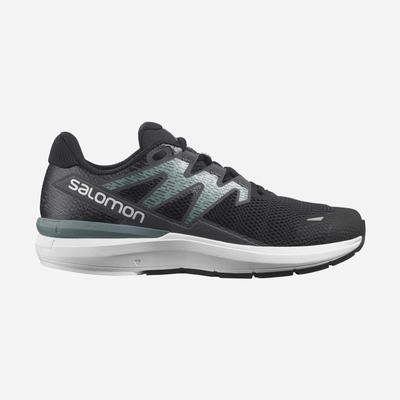 Men's Salomon SONIC 5 CONFIDENCE Running Shoes Black/White | SA10864-106
