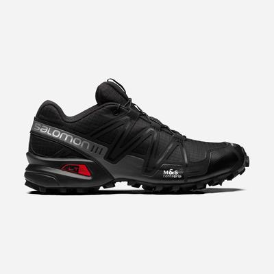 Men's Salomon SPEEDCROSS 3 Sneakers Black | SA49815-279