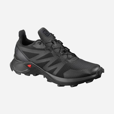 Men's Salomon SUPERCROSS Trail Running Shoes Black | SA86172-083