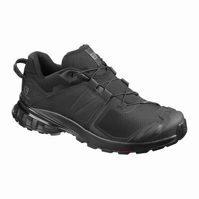 Men's Salomon XA WILD Hiking Shoes Black | SA12904-142