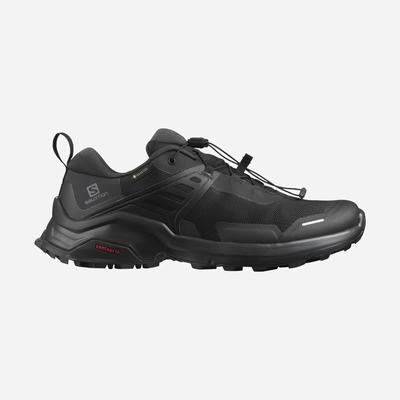 Men's Salomon X RAISE GORE-TEX Hiking Shoes Black | SA70235-362
