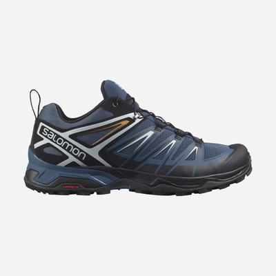 Men's Salomon X ULTRA 3 Hiking Shoes Navy/Black | SA78405-825