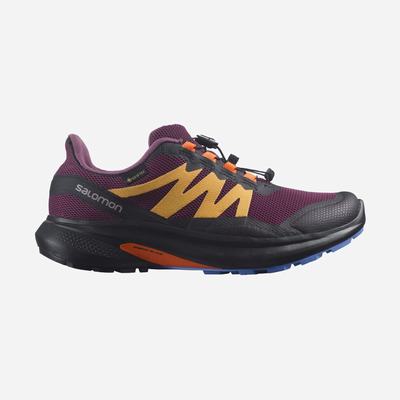 Women's Salomon HYPULSE GORE-TEX Trail Running Shoes Purple/Orange | SA75906-251
