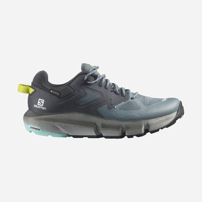 Women's Salomon PREDICT HIKE GORE-TEX Hiking Shoes Grey/Turquoise | SA05693-358