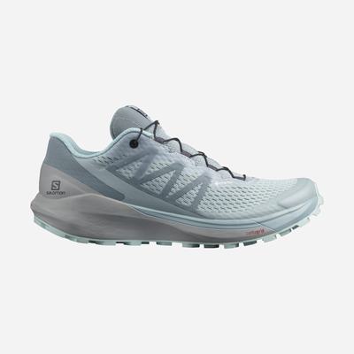 Women's Salomon SENSE RIDE 4 GORE-TEX INVISIBLE FIT Trail Running Shoes Green/Turquoise | SA52916-243