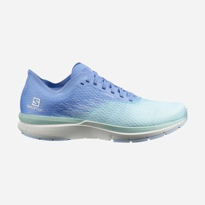 Women's Salomon SONIC 4 Accelerate Running Shoes Turquoise/White/Blue | SA15340-076