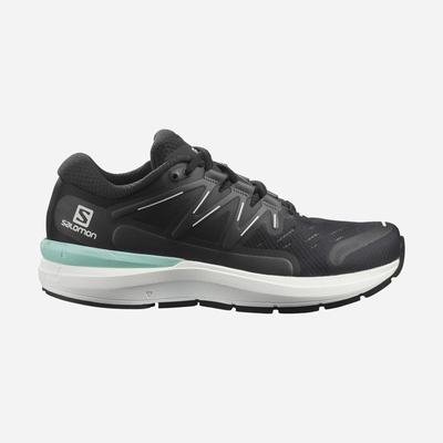 Women's Salomon SONIC 4 Confidence Running Shoes Black/White | SA16408-916