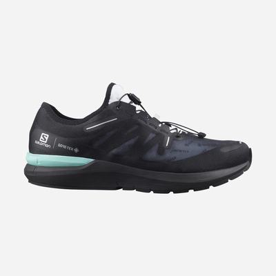 Women's Salomon SONIC 4 GORE-TEX Running Shoes Black/White/Black | SA13867-314