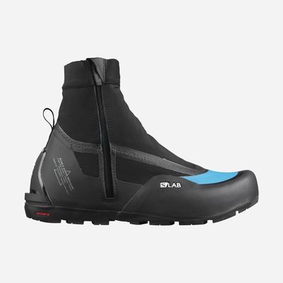 Women's Salomon S/LAB X ALPINE MODULAR Trail Running Shoes Black/Blue | SA40562-625
