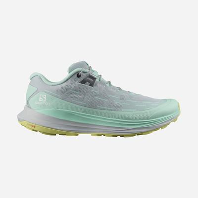 Women's Salomon ULTRA GLIDE Trail Running Shoes Green/Blue | SA12096-893