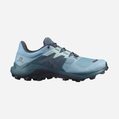Women's Salomon WILDCROSS 2 Trail Running Shoes Blue | SA63579-487