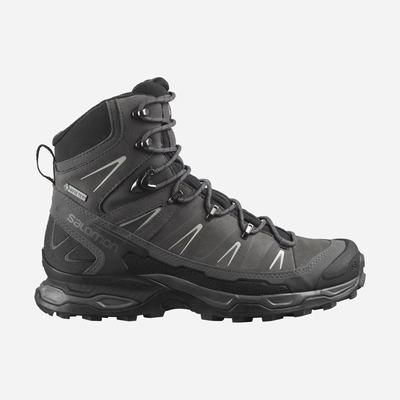 Women's Salomon X ULTRA TREK GORE-TEX Hiking Boots Black/Grey | SA76801-891